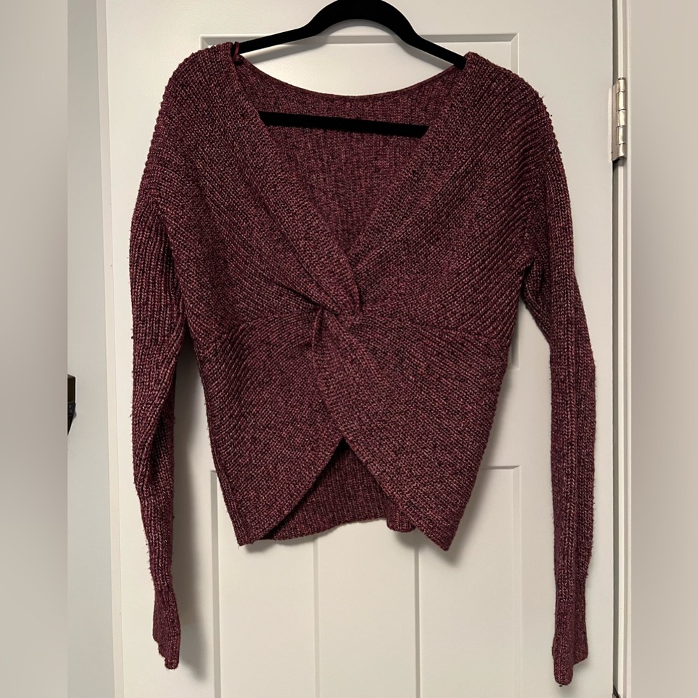Matty M reversible twist back sweater. Size Small